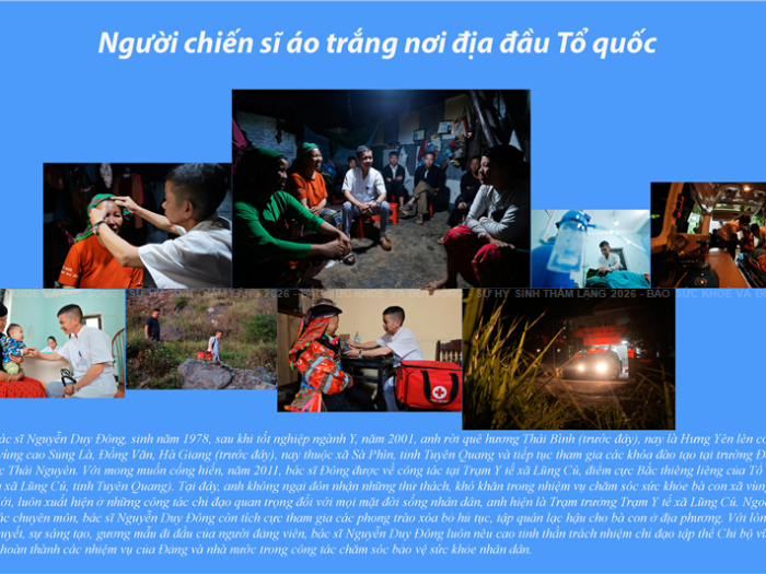 Người chiến sĩ áo trắng nơi địa đầu Tổ quốc